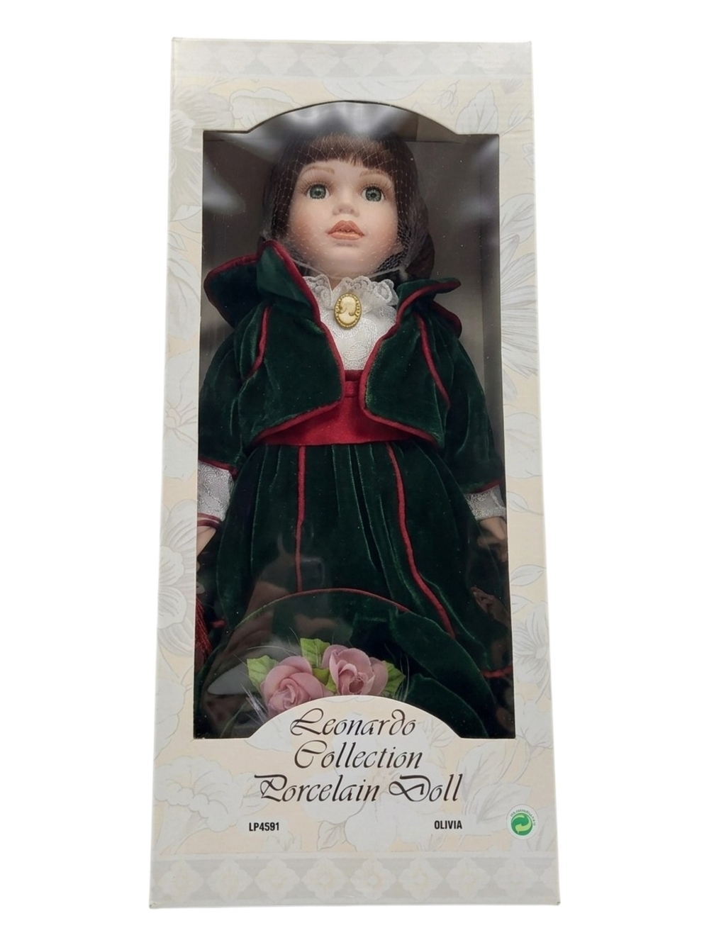 Leonardo Collection Porcelain Doll - OLIVIA